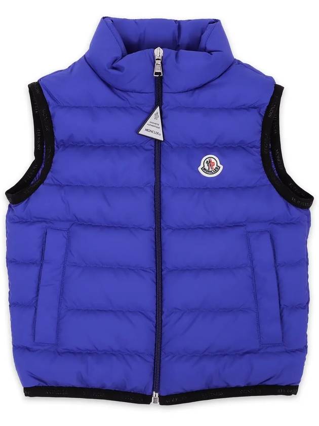 Kids CONTRIN Down Padded Vest Blue 1A00105 54A81 734 8 10A - MONCLER - BALAAN 3