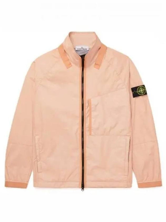 Membrana Zipper Bomber Jacket Antique Rose - STONE ISLAND - BALAAN 2