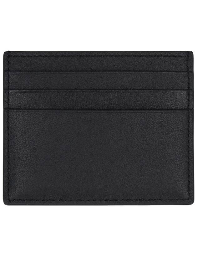 V Logo Signature Card Wallet Black - VALENTINO - BALAAN 3