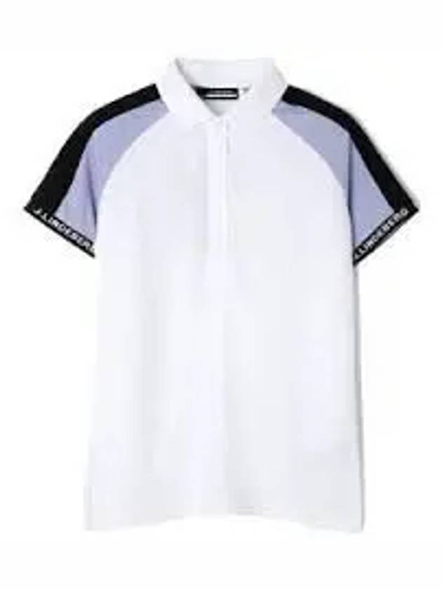 Perinne Regular Fit Short Sleeve Polo Shirt White - J.LINDEBERG - BALAAN 2