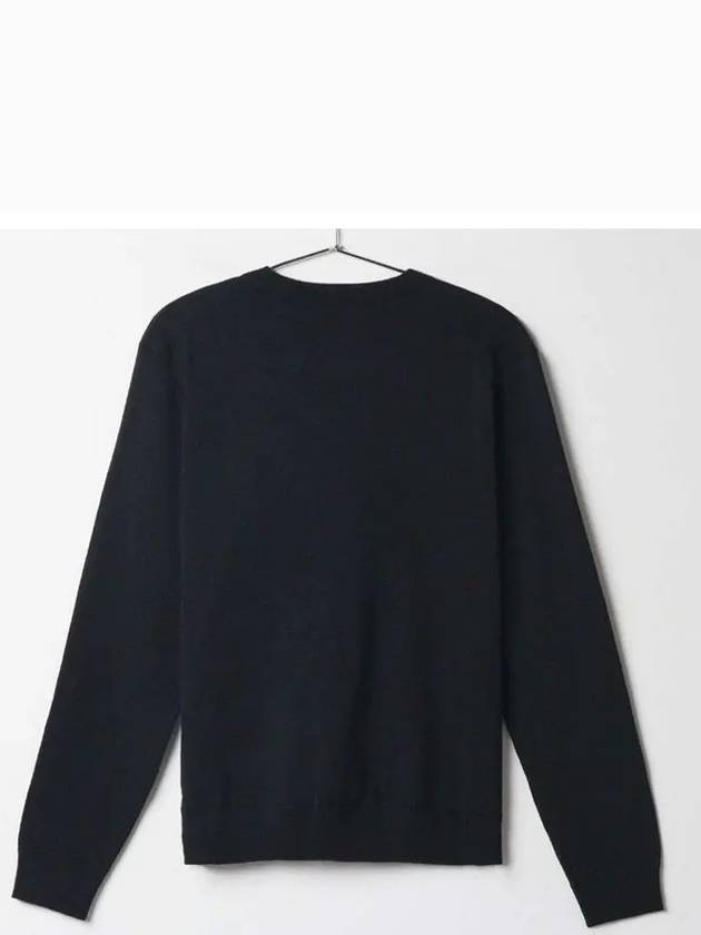 Fox Head Patch Regular Knit Top Black - MAISON KITSUNE - BALAAN 4