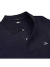 Stretch Piquet Regular Polo Shirt Navy - CP COMPANY - BALAAN 4