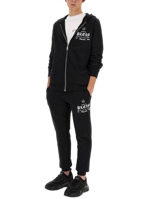 Hooded Sweatshirt SADCMJB3255 PJO002N02 BLACK - PHILIPP PLEIN - BALAAN 3