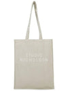 Logo Print Small Tote Bag Dove - STUDIO NICHOLSON - BALAAN 2