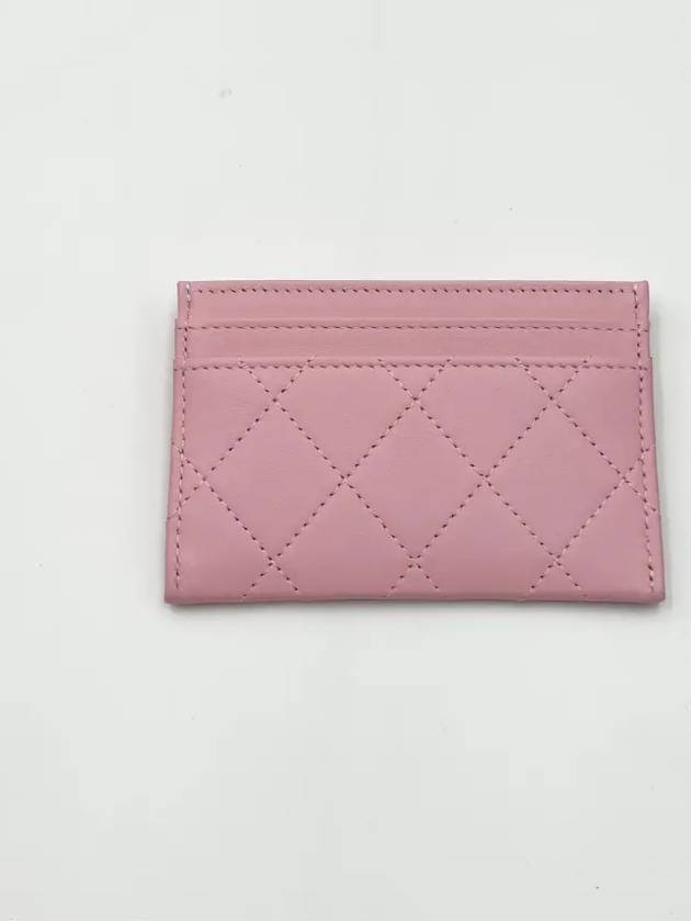 Classic card wallet holder light pink AP3818 - CHANEL - BALAAN 3