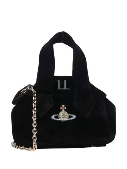 Archive Mini Yasmine Tote Bag Black - VIVIENNE WESTWOOD - BALAAN 2