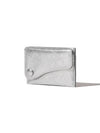 Dot Saddle Slim Mini Transportation Card Wallet Silver - LE MASQUE - BALAAN 1