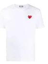 Play Red Heart Waffen Short Sleeve T-Shirt White P1 T108 2 - COMME DES GARCONS - BALAAN 2