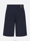 Dior Oblique Bermuda Shorts Blue Cotton Denim - DIOR - BALAAN 6