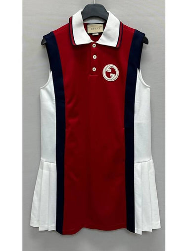 Technical jersey polo dress 66 - GUCCI - BALAAN 1