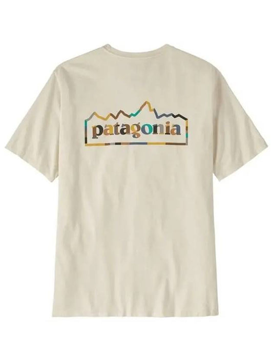 Men's Unity Fitz Responsibili Short Sleeve T-Shirt Birch White - PATAGONIA - BALAAN 2