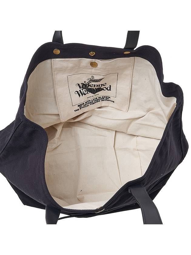 Utility Shopper Tote Bag Black - VIVIENNE WESTWOOD - BALAAN 11