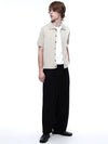 Linen Two-Tuck Wide Pants Black - CHANCE'S NOI - BALAAN 7