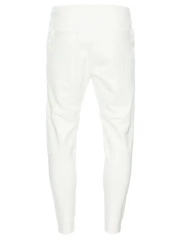 Diagonal Raised Fleece Track Pants White - CP COMPANY - BALAAN 4