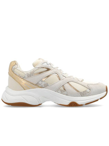 Michael Michael Kors Sneakers Leo, Women's, Cream - MICHAEL KORS - BALAAN 1