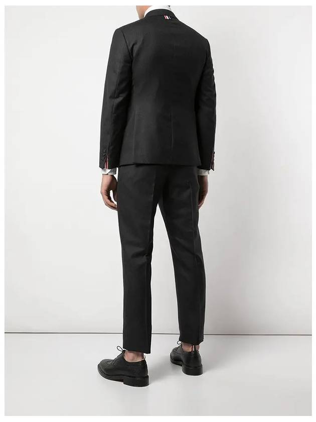 Men's Signature Classic Wool Suit Black - THOM BROWNE - BALAAN 5