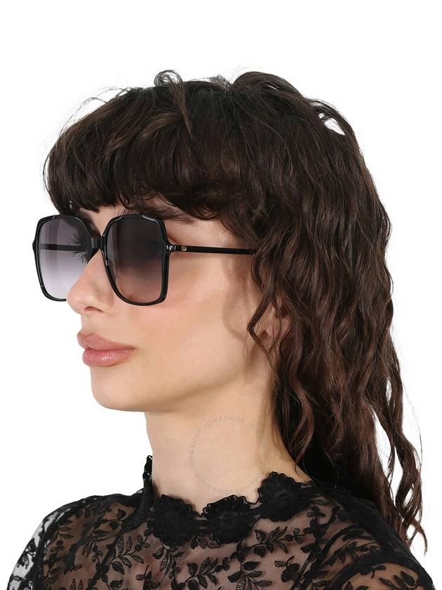 Eyewear Oversized Square Sunglasses Black - GUCCI - BALAAN 3