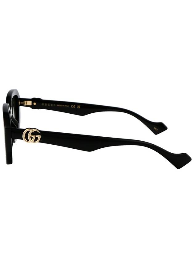 Eyewear Double G Geometric Frame Sunglasses Black - GUCCI - BALAAN 4