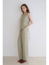 Pleats Banding Pants KHAKI - ILROZE - BALAAN 9