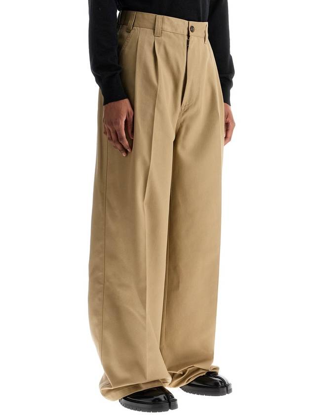 Skater Chino Wide Pants Pink Beige - MAISON MARGIELA - BALAAN 3