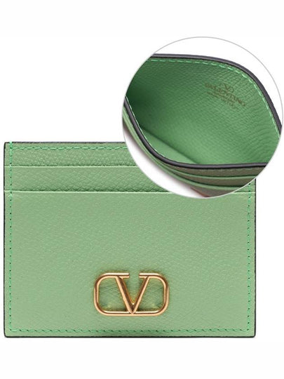 Women's V Logo Card Wallet 4W2P0V32 SNP YEG 24S - VALENTINO - BALAAN 2