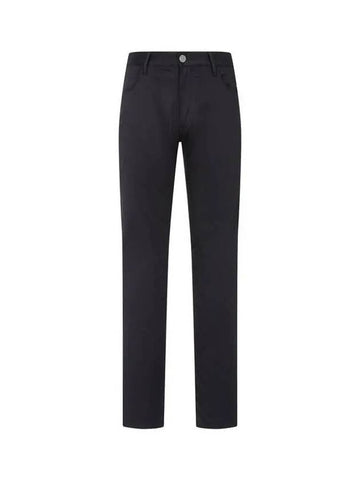 Men s Regular Fit Soft Chino Pants Black - GIORGIO ARMANI - BALAAN 1