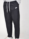 Men's Club Woven Lightweight Track Pants Black - NIKE - BALAAN 2