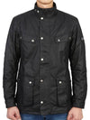 Duke Wax Button Jacket Black - BARBOUR - BALAAN 3