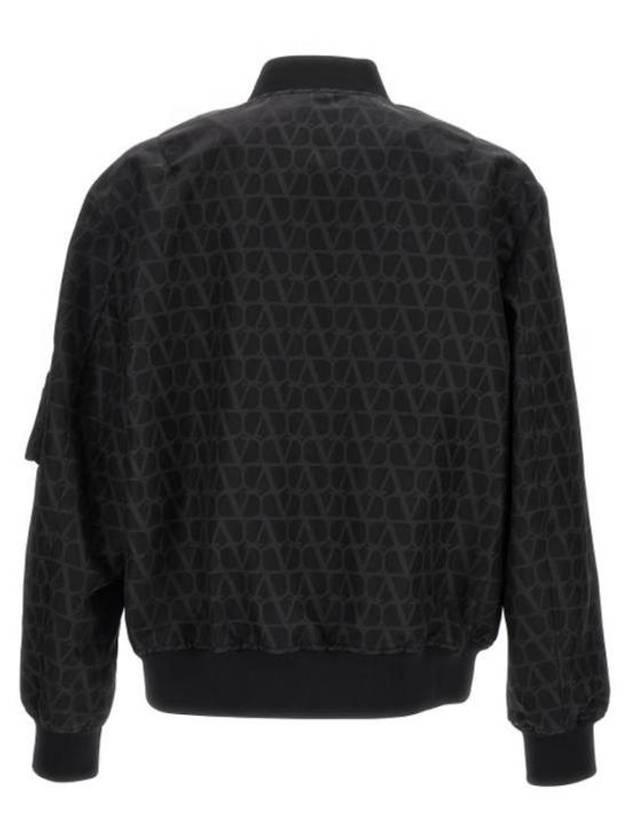 Toile Iconographe Bomber Jacket Brown - VALENTINO - BALAAN 3