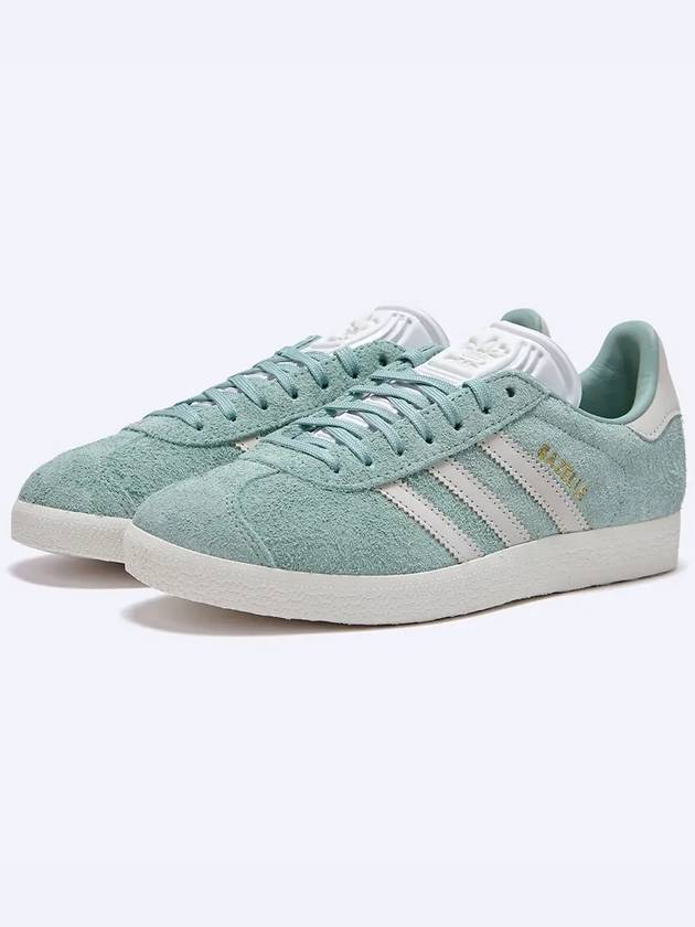 Gazelle Suede Low Top Sneakers Hazy Green - ADIDAS - BALAAN 2