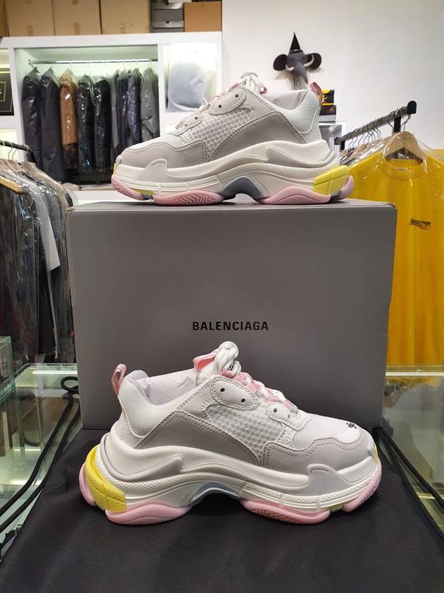 Triple S Low-Top Sneakers White - BALENCIAGA - BALAAN 3