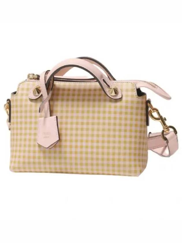 By the Way Check Shoulder Bag Pink 8BL145 ACYP - FENDI - BALAAN 1