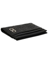 Embossed Logo Flap Gancini Card Wallet Black - SALVATORE FERRAGAMO - BALAAN 4