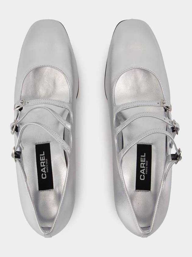 Kina Pumps - Carel - Leather - Silver - CAREL - BALAAN 4