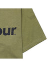 Men's Logo Print Short Sleeve T-Shirt Olive - BARBOUR - BALAAN 6