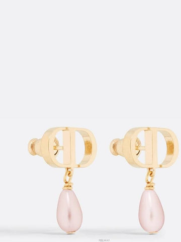 E3550WOMRS D88P Petit CD Earrings - DIOR - BALAAN 1