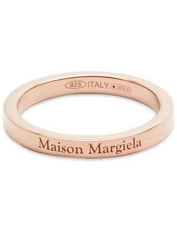 logo engraving ring rose gold - MAISON MARGIELA - BALAAN 1