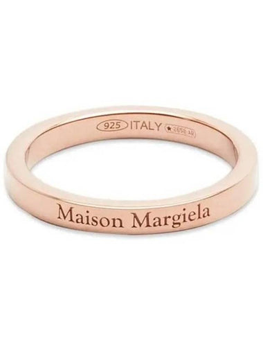 logo engraving ring rose gold - MAISON MARGIELA - BALAAN 1