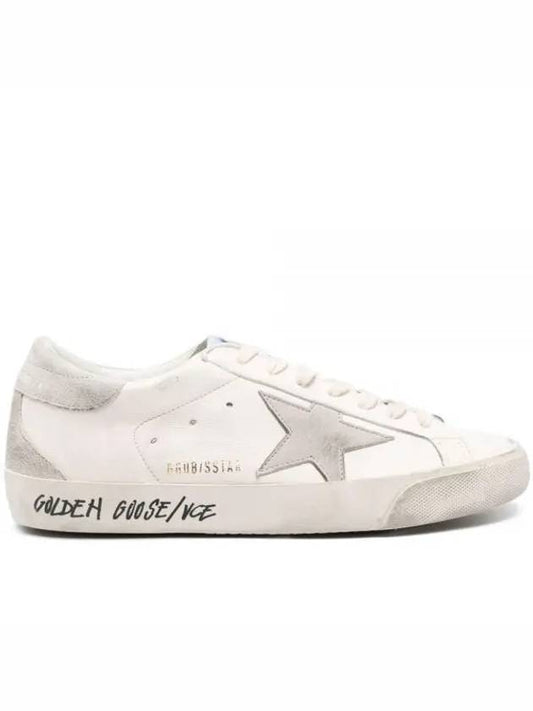 Super Star Suede Leather Low Top Sneaker White - GOLDEN GOOSE - BALAAN 2