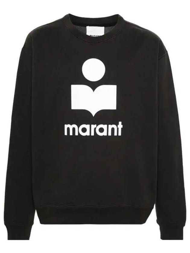 Mikoy Logo Print Sweatshirt Black - ISABEL MARANT - BALAAN 1