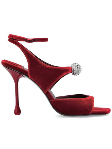 Jimmy Choo Heeled Sandals Orb, Women's, Red - JIMMY CHOO - BALAAN 1