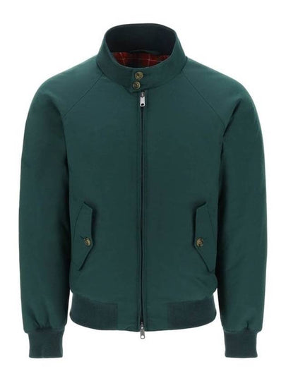 G9 Thermal Harrington Bomber Jacket Green - BARACUTA - BALAAN 2