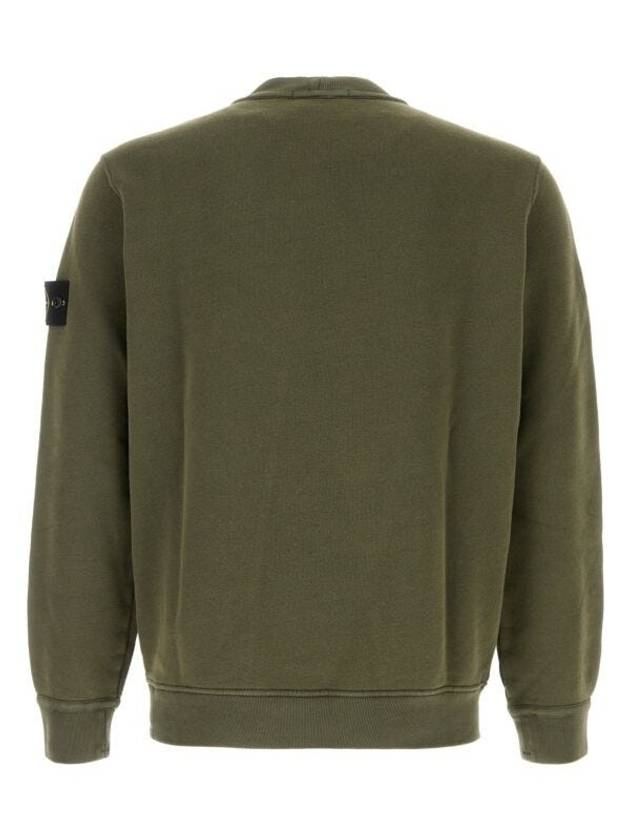 Compass Badge Sweatshirt Green - STONE ISLAND - BALAAN 3