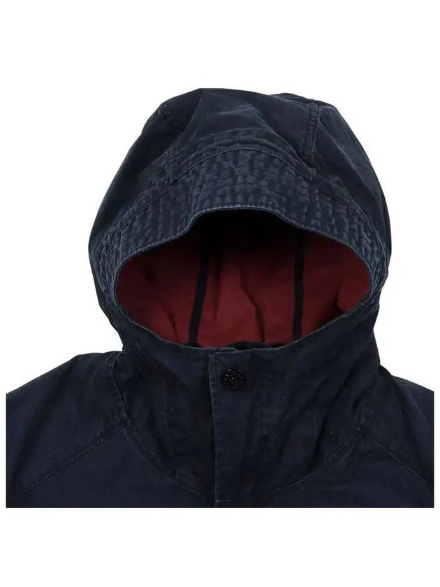 Wappen Terra Stella Hooded Jacket Navy - STONE ISLAND - BALAAN 5