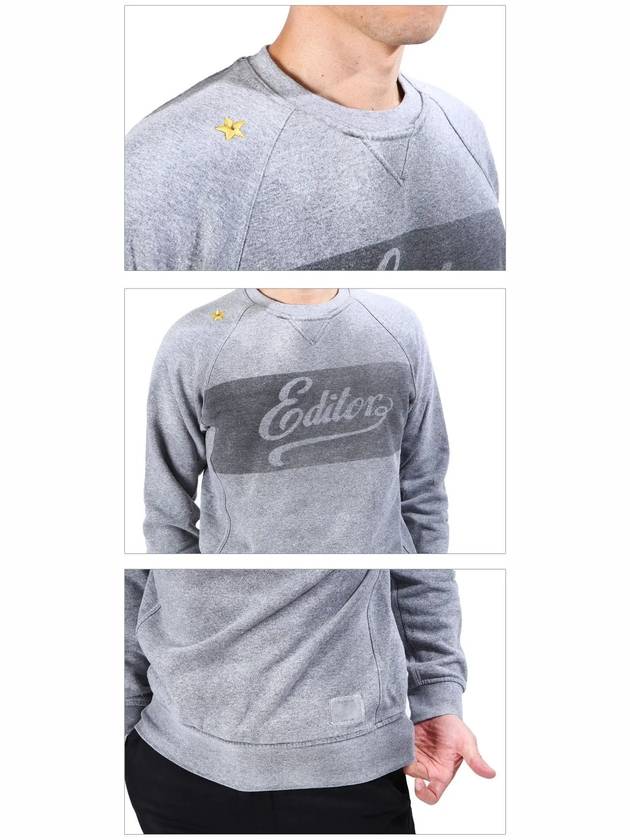 Dirty Washing Sweatshirt Gray - THE EDITOR - BALAAN 5