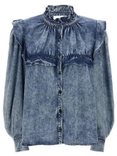 Idety Blouse Blue - ISABEL MARANT - BALAAN 2