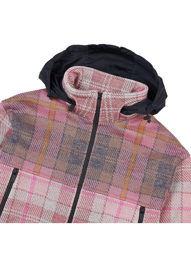 Check Hooded Jacket Pink - DIOR - BALAAN 7