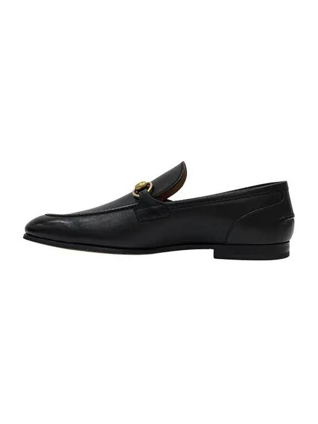 Jordaan Leather Loafers Black - GUCCI - BALAAN 3