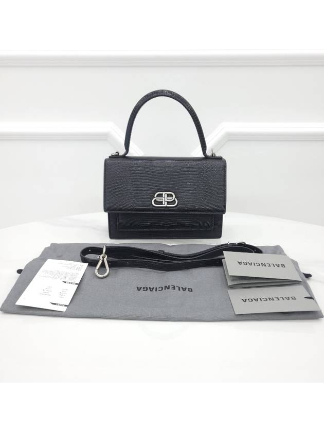 BB logo sharp top handle shoulder bag - BALENCIAGA - BALAAN 7