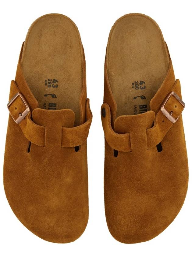 Boston Suede Mule Brown - BIRKENSTOCK - BALAAN 4